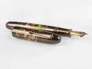 Namiki Emperor Rakucho Birds and Cherry Blossom Fountain Pen, Maki-e