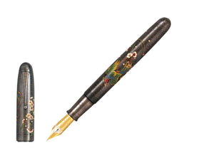 Namiki Emperor Rakucho Birds and Cherry Blossom Fountain Pen, Maki-e