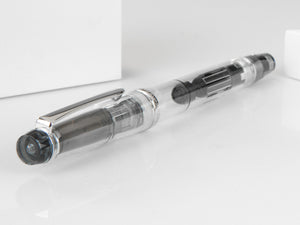 Pilot Custom Heritage 92 Fountain Pen, Resin, Chrome, Transparent