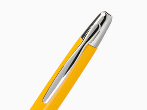 Pilot Retractable Fountain Pen Yellow Capless, Lacquer, Chrome