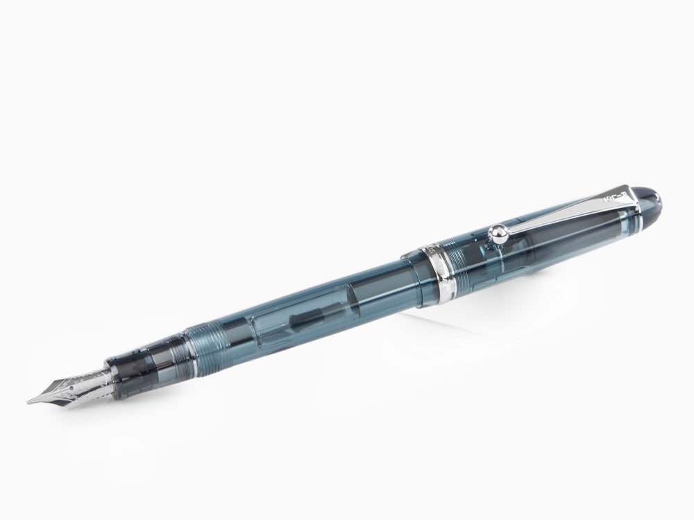 Pilot Custom 74 Midnight Blue Fountain Pen, Rhodium trim, FKKN12SR 