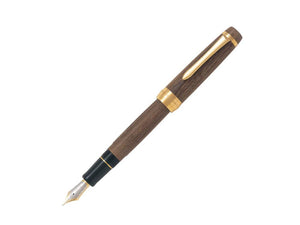 Pilot Custom Enju Fountain Pen, Wood, Gold plated, Brown, FKV-5MK-ME