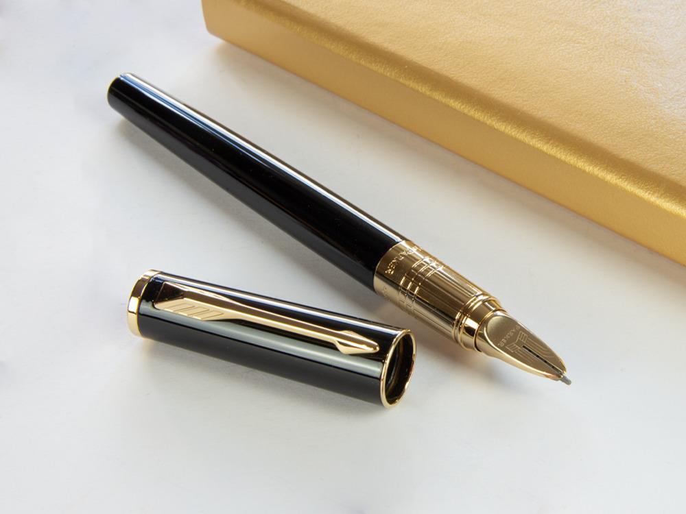 Parker Ingenuity 5th Small Black Rubber PGT Fountain Pen, S0959060