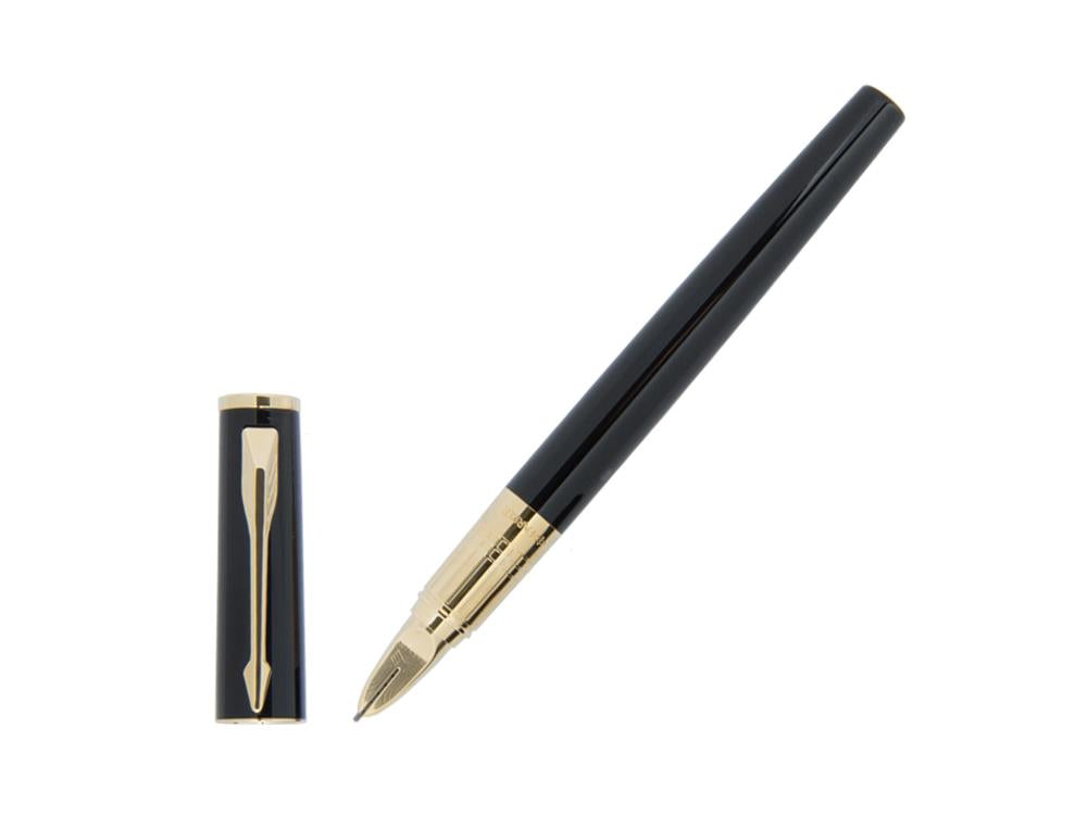 Parker Ingenuity 5th Small Black Rubber PGT Fountain Pen, S0959060