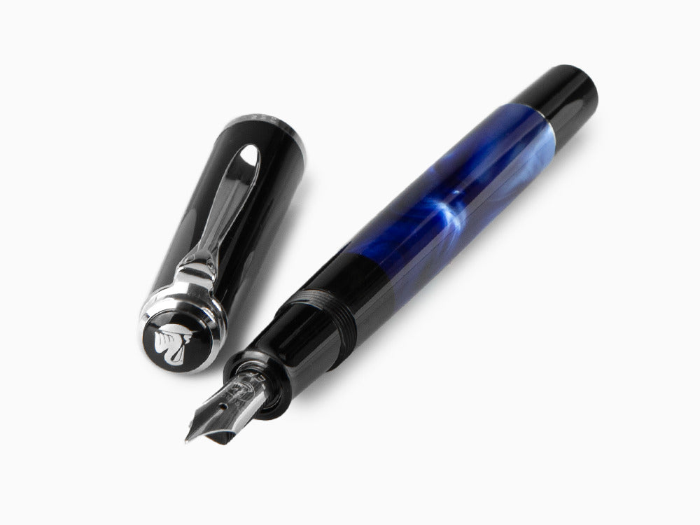 Pelikan Classic M205 Fountain Pen, Ambidextrous, Blue, 1 piece