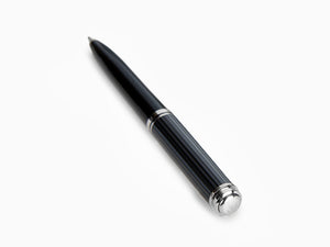 Pelikan Souverän M605 Stresemann Ballpoint pen, Black Resin, Palladium, 813648