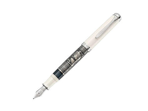 Pelikan Toledo M910 White Fountain Pen, Special Edition, 816236