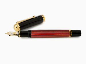 Pelikan Souverän 800 Black-Red Fountain Pen, Resin, 816625