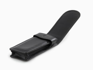 Pelikan 3 Pen Case, Leather, Black, Soft, 923433