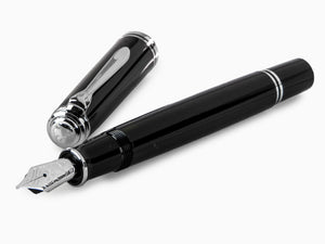 Pelikan Fountain Pen Souverän M805 Black- Silver Plated, 925446