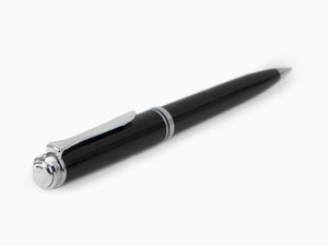 Pelikan K805 Ballpoint pen, Black Resin, Silver trim, 926378