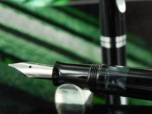 Pelikan M205 Fountain Pen, Black, Chrome trim, 971986