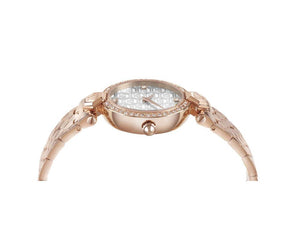 Philipp Plein Couture Lady Quartz Watch, PVD Rose Gold, White, 32 mm, PWEAA0821