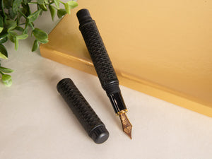 Platinum Izumo Bamboo Ankokushoku Fountain Pen, Black, PBA-120000G-1