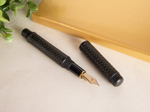 Platinum Izumo Bamboo Ankokushoku Fountain Pen, Black, PBA-120000G-1