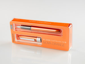 Platinum Plaisir Fountain Pen Nova Orange, Aluminium, PGB-1000-25