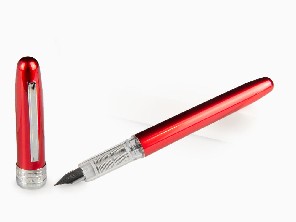 Platinum Plaisir Fountain Pen, Anodized aluminium, Red, PGB-1000-70