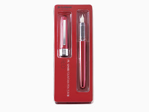 Platinum Plaisir Fountain Pen, Anodized aluminium, Red, PGB-1000-70