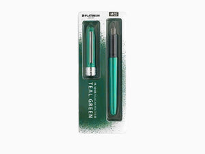 Platinum Plaisir Fountain Pen, Aluminium, Teal Green 2020, PGB-1500-45