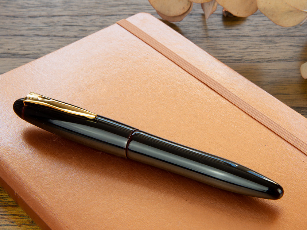 Platinum Izumo Fountain Pen, Red, Ebonite, Tamenuri PIZ-55000-28