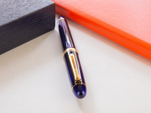 Platinum Century Chartres Blue Fountain Pen, Resin, PNB-15000A-51