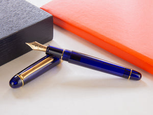 Platinum Century Chartres Blue Fountain Pen, Resin, PNB-15000A-51