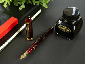 Platinum Century Bourgogne Fountain Pen, Resin, PNB-15000A-71