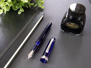 Platinum Century Fountain Pen, Resin, Chrome Trim, PNB-18000CR-51