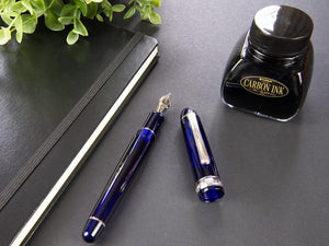 Platinum Century Fountain Pen, Resin, Chrome Trim, PNB-18000CR-51