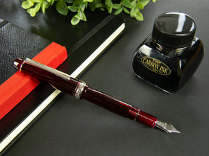 Platinum Century Bourgogne Fountain Pen, Resin, PNB-18000CR-71