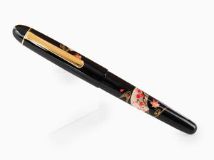 Platinum Urushi Maki-e Fountain Pen, Resin and lacquer, Senmen