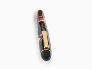 Platinum Urushi Maki-e Fountain Pen, Resin and lacquer, Senmen