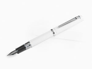 Platinum Procyon Porcelain Fountain Pen, Aluminium, White, PNS-5000-3