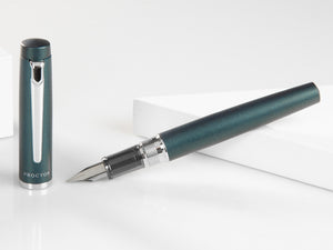 Platinum Procyon Deep Sea Fountain Pen, Aluminium, Blue, PNS-5000-50