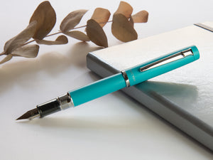 Platinum Procyon Turquoise Fountain Pen, Aluminium, Blue, PNS-5000-52