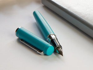 Platinum Procyon Turquoise Fountain Pen, Aluminium, Blue, PNS-5000-52