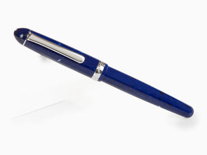 Platinum Celluloid Fountain Pen Midnight Ocean, Rhodium trim