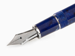 Platinum Celluloid Fountain Pen Midnight Ocean, Rhodium trim