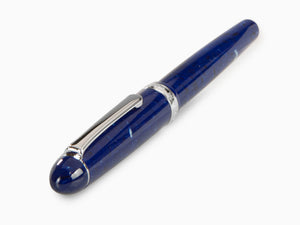 Platinum Celluloid Fountain Pen Midnight Ocean, Rhodium trim