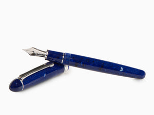 Platinum Celluloid Fountain Pen Midnight Ocean, Rhodium trim