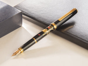 Platinum Modern Maki-e Phoenix Fountain Pen, Resin