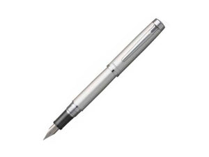 Platinum Procyon Satin Silver Fountain Pen, Aluminium, PNS-8000-79