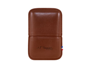 S.T. Dupont Ligne 2 Lighter Case, Full-grain Cowhide, Soft, Brown, 183071