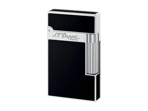 S.T. Dupont Ligne 2 Lighter, Lacquer, Palladium trim, Black, 016296