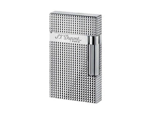 S.T. Dupont Ligne 2 Lighter, Silver Diamond Head, 016184