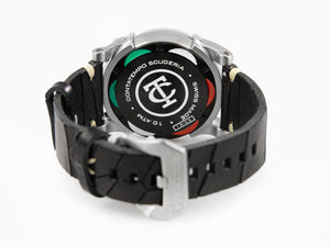 Scuderia Café Racer Quartz Watch, Black, 44 mm, Limited Edition, CS10162/LE