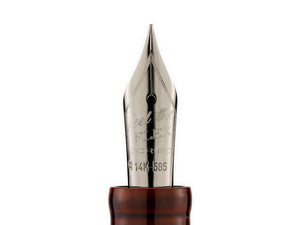 Scribo Piuma Hane Fountain Pen, 14K, Ruthenium, LE, PIUFP23RT1403