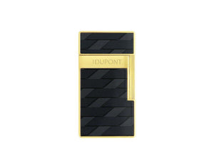 S.T. Dupont Biggy Monogram 1872 Lighter, Black, Limited Edition, 025079