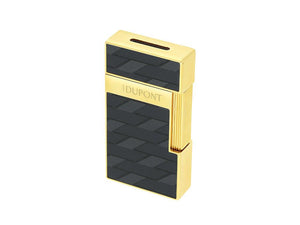 S.T. Dupont Biggy Monogram 1872 Lighter, Black, Limited Edition, 025079