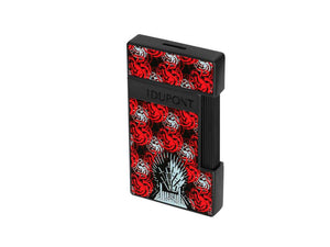 S.T. Dupont Game of Thrones Slimmy Lighter, Black, Limited Edition, 028112